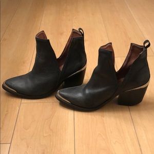 Jeffrey Campbell - Black Cromwell Cutout Bootie